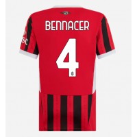 Camisa de time de futebol AC Milan Ismael Bennacer #4 Replicas 1º Equipamento Feminina 2024-25 Manga Curta